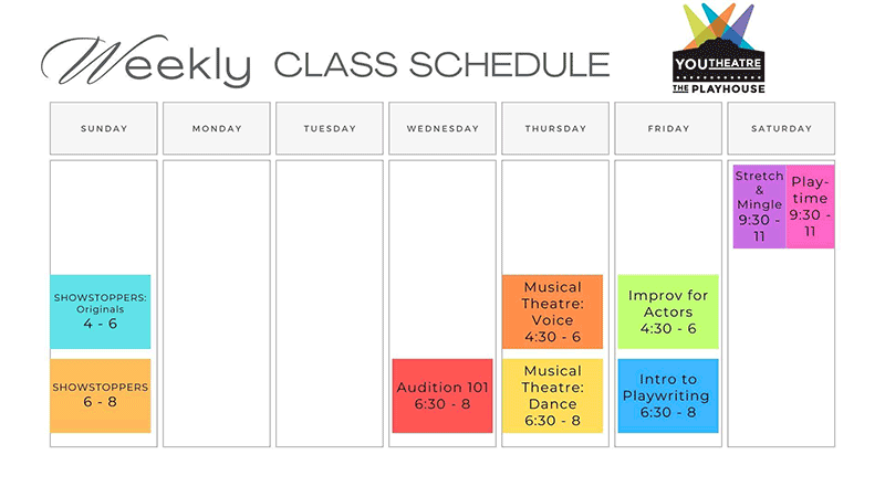 Weekly-Class-Schedule